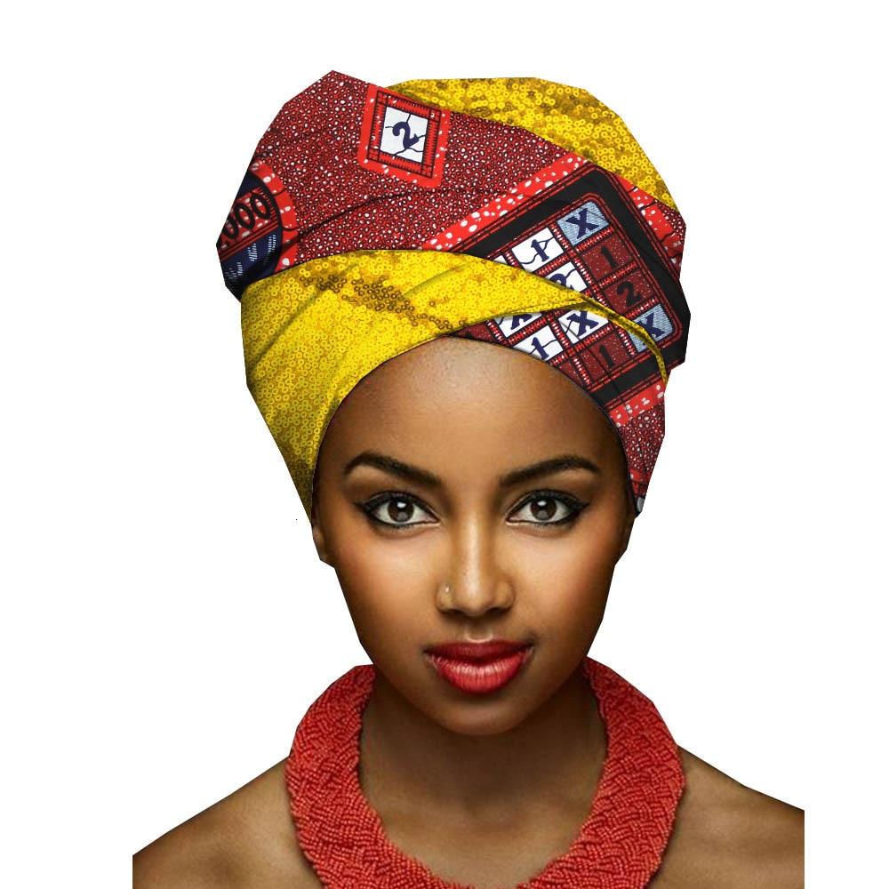 African Dresses for Women Headband Printed Scarf Rich Bazin Nigerian Headtie Africa Clothing Dashiki Costumes 50*180CM 15 Colors