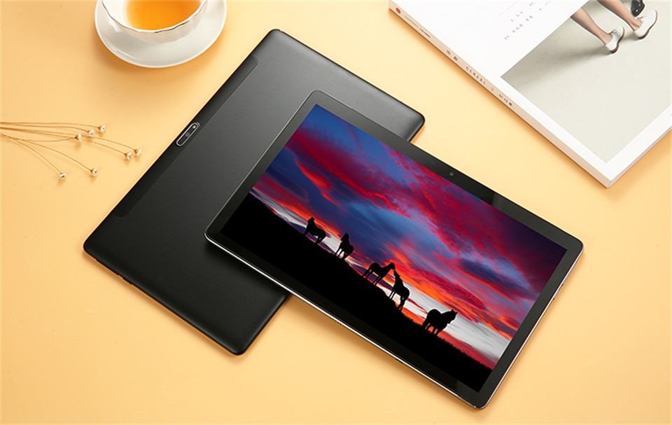 Tablet Laptop 11.6 Inch android tablet 2 In 1 10 cores gaming Film Music Tablets gps wifi 4G sim card call phone With Keyboard