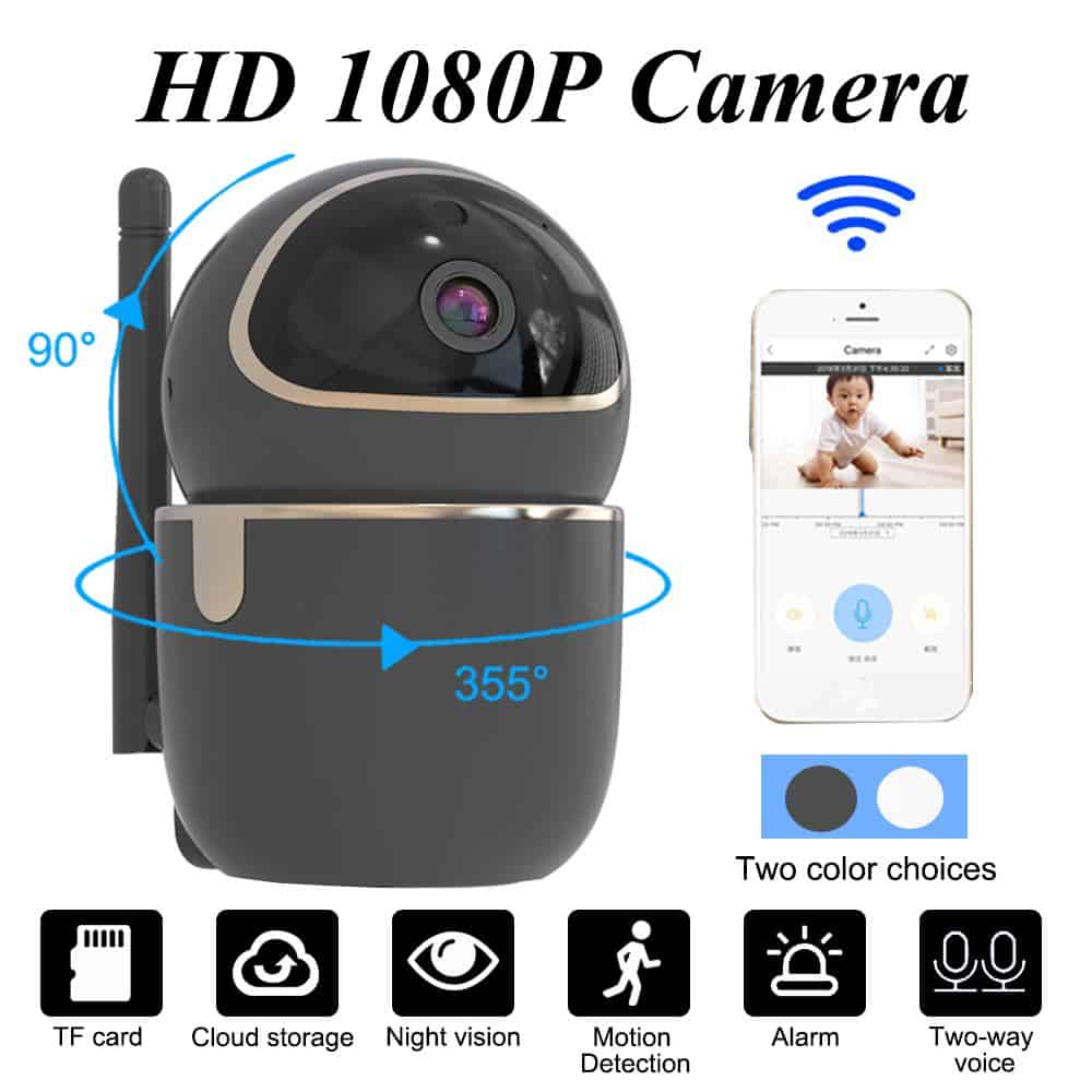 HD 1080P Wireless Cloud Wi-Fi IP Camera Smart Home Security Surveillance CCTV Network Mini Wifi Camera Night Vision Baby Monitor