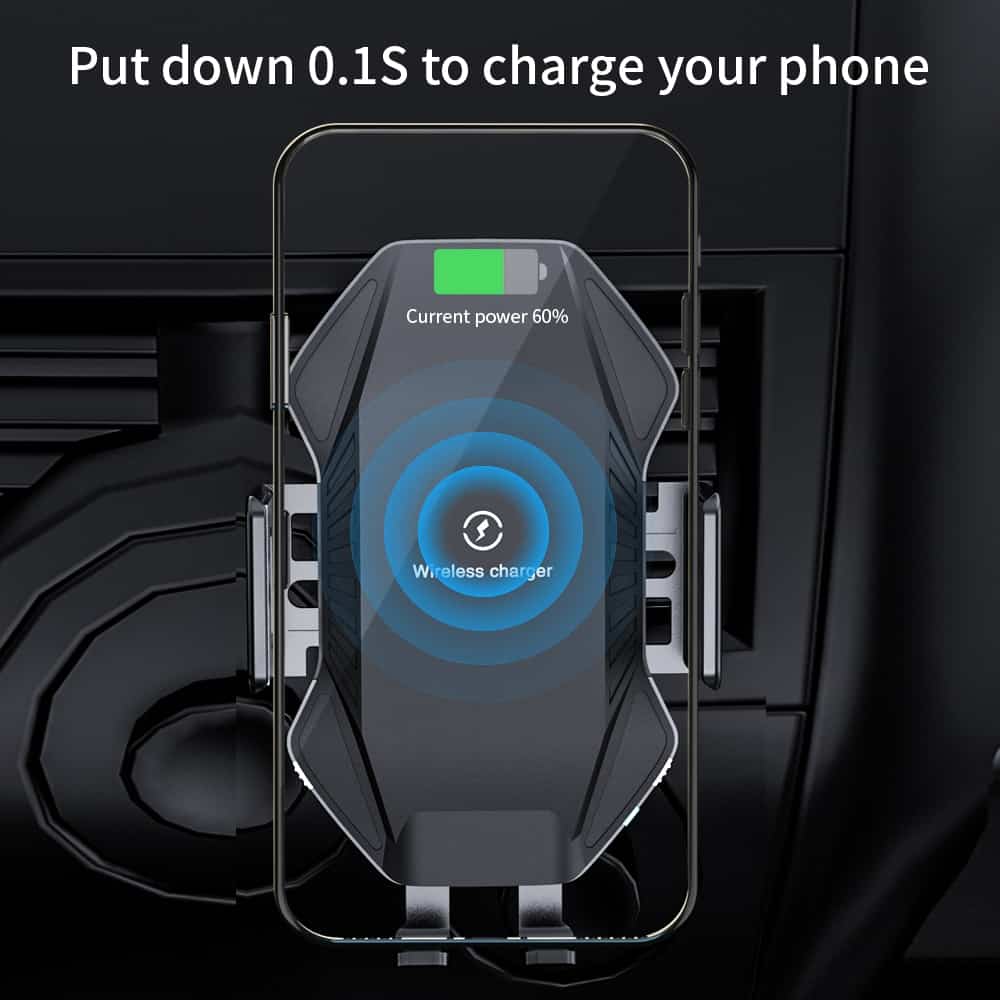 NTONPOWER Qi Wireless Car Charger 10W Fast Charging for iPhone 11 XS X 8 Intelligent Infrared Car Wireless Charger Phone Holder