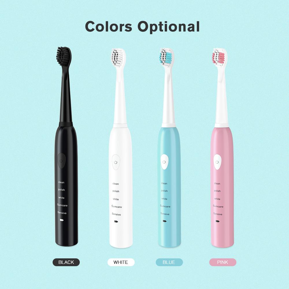 Powerful Ultrasonic Sonic Electric Toothbrush USB Charge Rechargeable Tooth Brushes Washable Electronic Whitening Teeth Brush