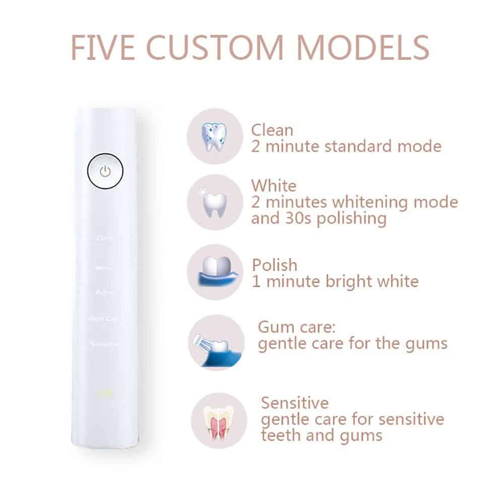 PHILIPS electric toothbrush HX9312/02 rechargeable sonic vibration five modes intelligent timing diamond white for Adult