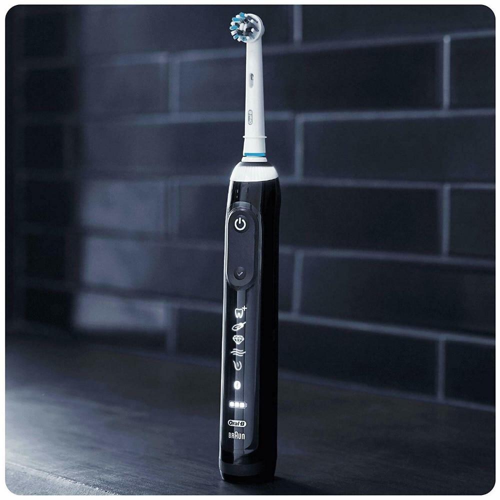 Made in GERMANY Oral-B Genius Black PRO 9000 Electric Rechargeable Toothbrush Designed by Braun