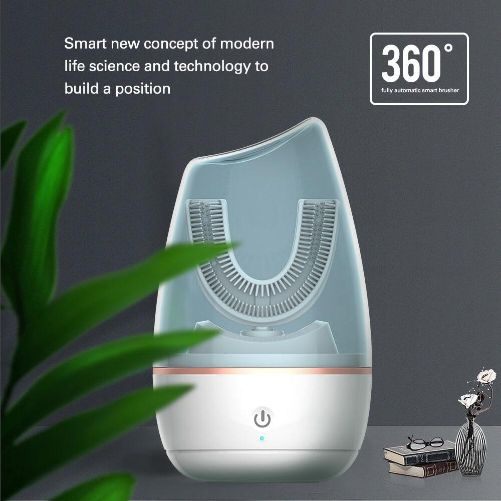 Newest 360 electric toothbrush Automatic Sonic Electric Toothbrush U Type Electric Brush Adults Ultrasonic Toothbrush