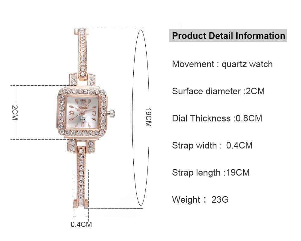 2020 Brand Luxury Bracelet Watch Women Watches Rose Gold Women's Watches Diamond Ladies Watch Clock Relogio Feminino Reloj Mujer