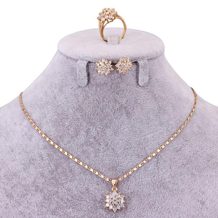 50Set/Lot Brand African Jewelry Set Necklaces Pendants Earrings Rings Brincos Bijoux Women Costume Fashion Jewellery Set S0278