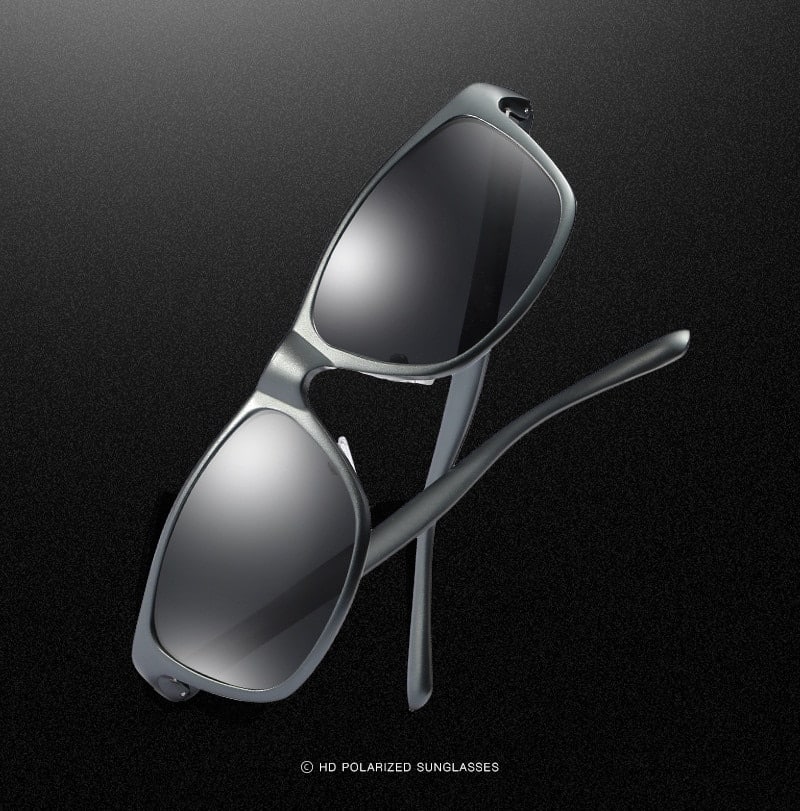 Vintage Polarized Sunglasses Men Luxury Design Aluminum Magnesium Sun Glasses Male Driver Driving Sunglass Goggles with Box