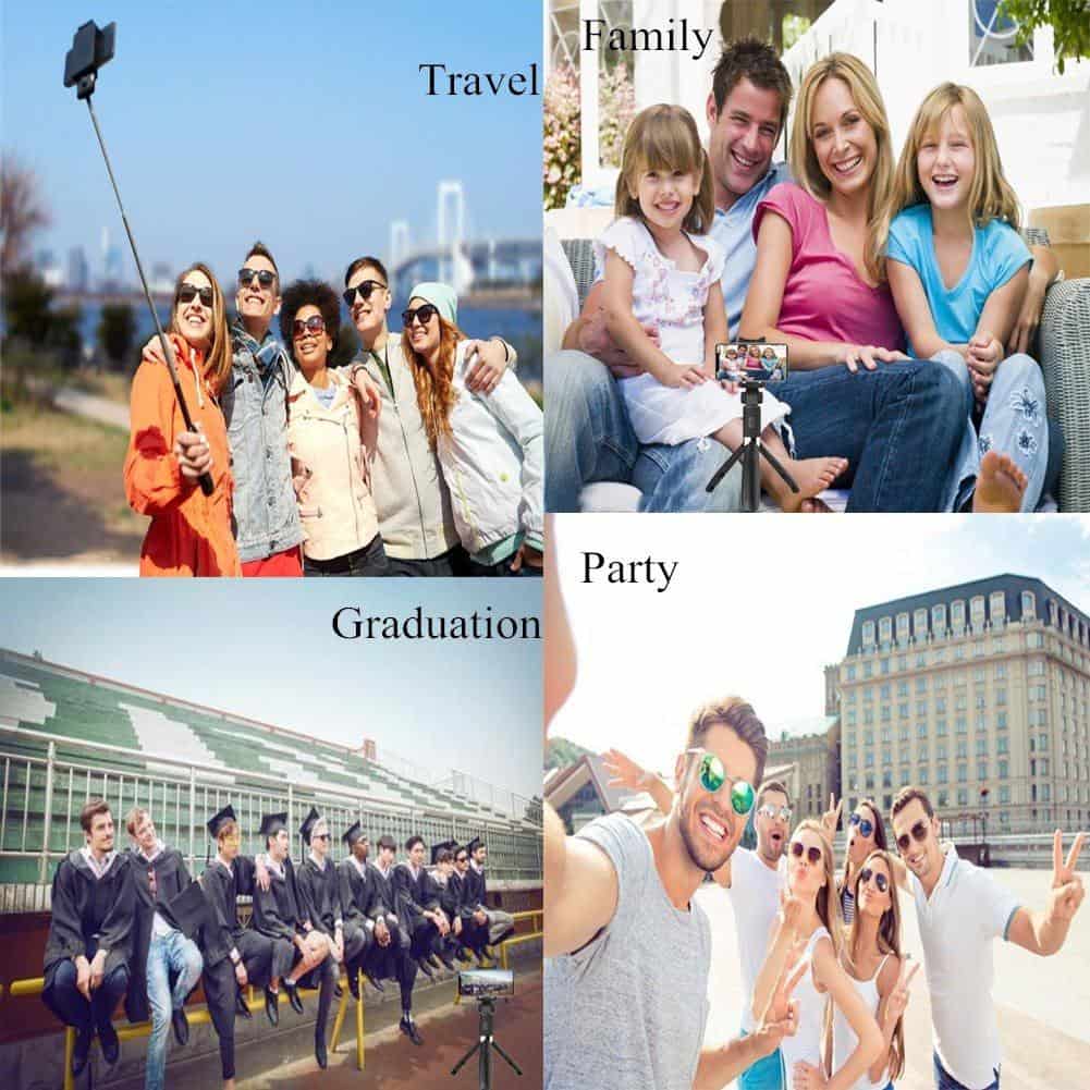 Selfie Stick Bluetooth Selfie Stick Tripod For Phone 3 In 1 Wireless Monopod For Smartphone Mobile Foldable Handheld L01
