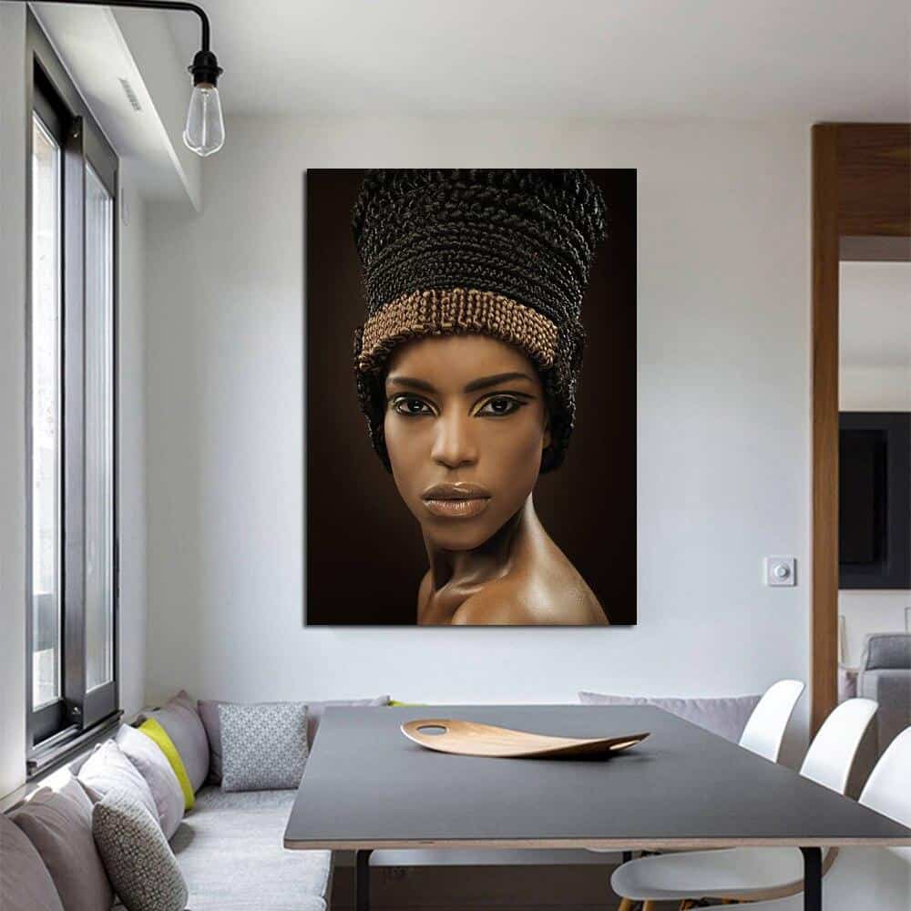 Modern Art Poster African Print Egyptian Poster Black Woman Wall Canvas Pictures for living Room Home Decor Painting Art