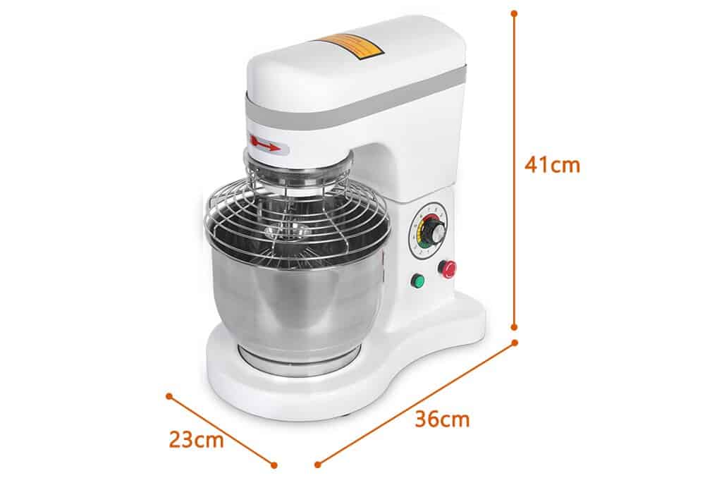 ITOP Electric 5L Food Mixer Professional Food Processors 10 Stepless Speed Commercial Dough Mixer Cream Mixing Machine IT-ZB5L
