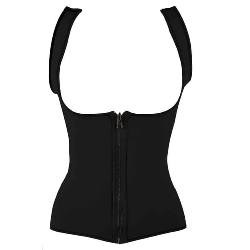 EXTREME Black Shapewear slimming thermo cami slim belt Neoprene body shaper Vest Sweat Sauna waist trainer corset Top *USPS*