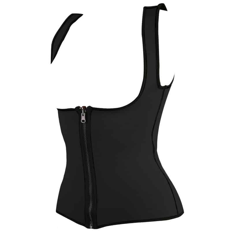 EXTREME Black Shapewear slimming thermo cami slim belt Neoprene body shaper Vest Sweat Sauna waist trainer corset Top *USPS*