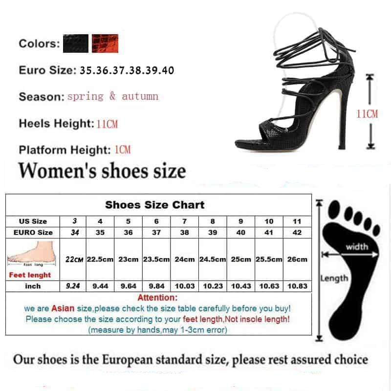 Aneikeh 2019 Mature PU Solid Sandals Women Lace-Up Thin High Heel Cover Heel Round Toe Wedding Daily Party Black Red Size 35-40