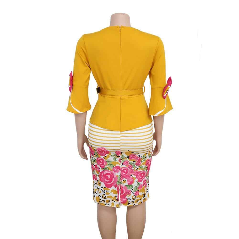 New style African Women clothing Dashiki fashion Printed stretch Dress size L XL XXL XXXL