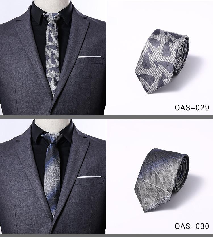 Luxury Formal Size 6cm 100% Silk Necktie Groom Wedding Ties Party Jacquard Woven Gravata Slim Necktie Men Classic Tie For Gift