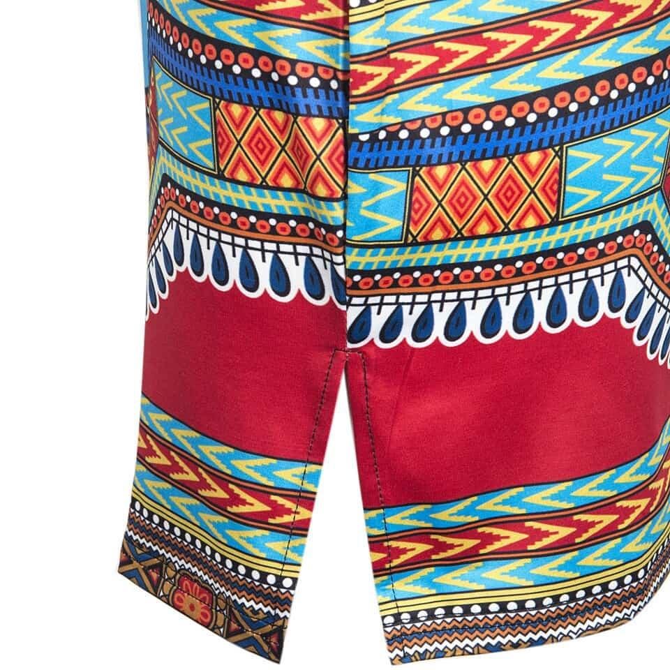 IDress 2019 Sexy Women Summer Dress Traditional African Print Dress Bodycon Casual Dresses Short Sleeve Dashiki Beach Dress