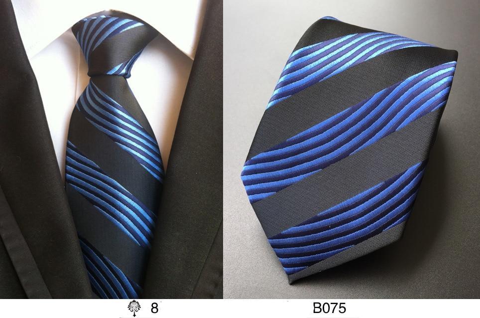 mens ties black necktie wedding party stripe ties for men polyester silk fashion tie bow tie gifts for men clothing accessories