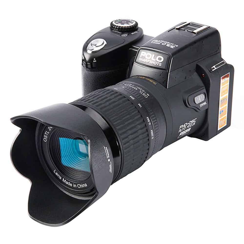 DHL Digital Camera POLO D7200 33MP Auto Focus Professional DSLR Camera Telephoto Lens Wide Angle Lens Appareil Photo Bag Tripod