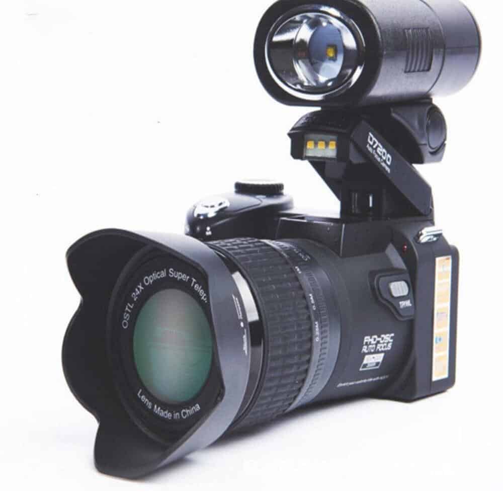 DHL Digital Camera POLO D7200 33MP Auto Focus Professional DSLR Camera Telephoto Lens Wide Angle Lens Appareil Photo Bag Tripod