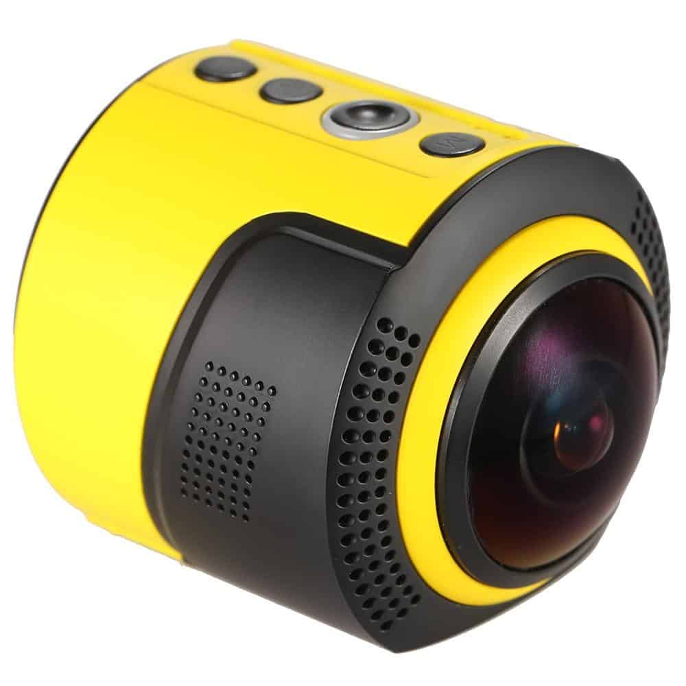 Detu 360 Degree Panorama Camera Wifi 1080P 30FPS 8MP Fisheye 360 Camera for Virtual Glasses Action Sports Outdoor Activities
