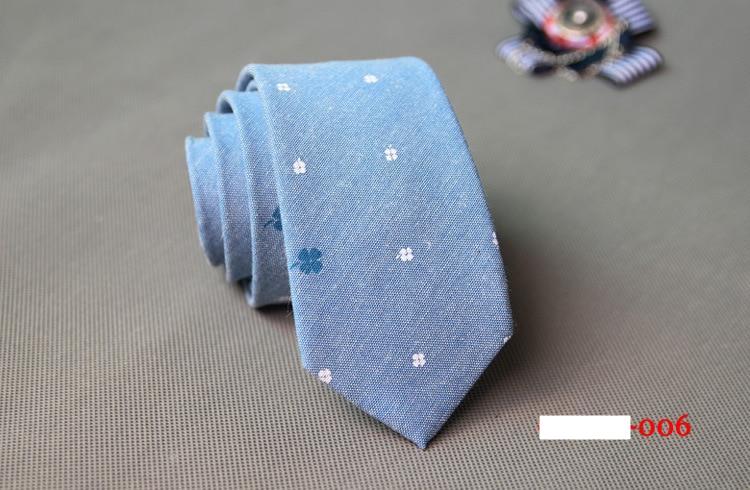 RBOCOTT Floral Ties For Men Printed Cotton Tie Mens Ties 6cm Slim Neck Tie Skinny Necktie For Wedding Party