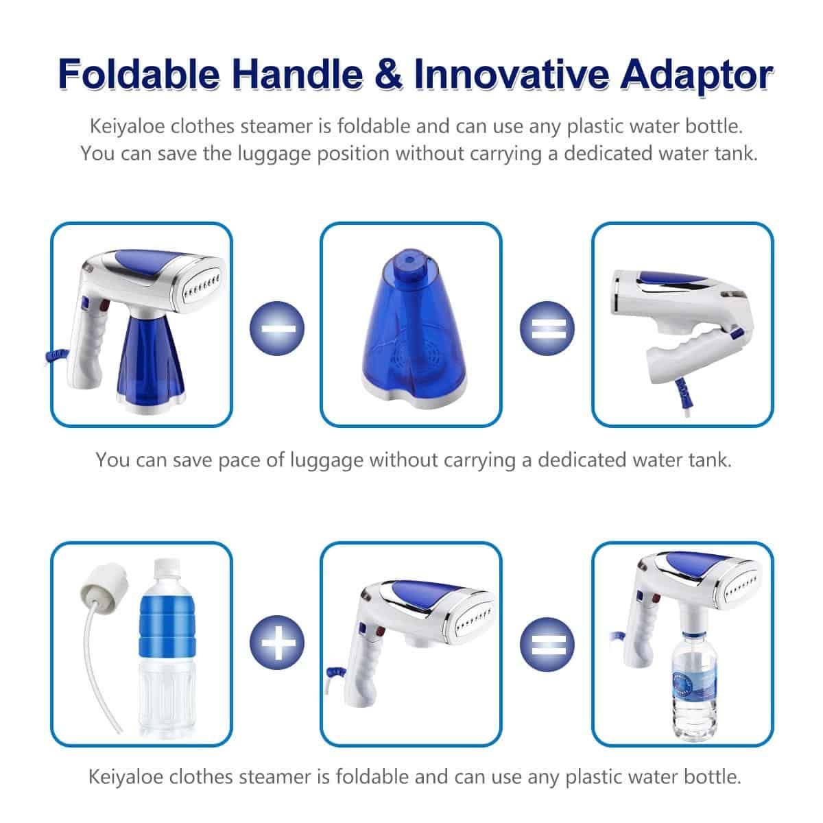 2020 new folding handheld hanging ironing machine 1600W small portable steam iron travel tempering ironing machine