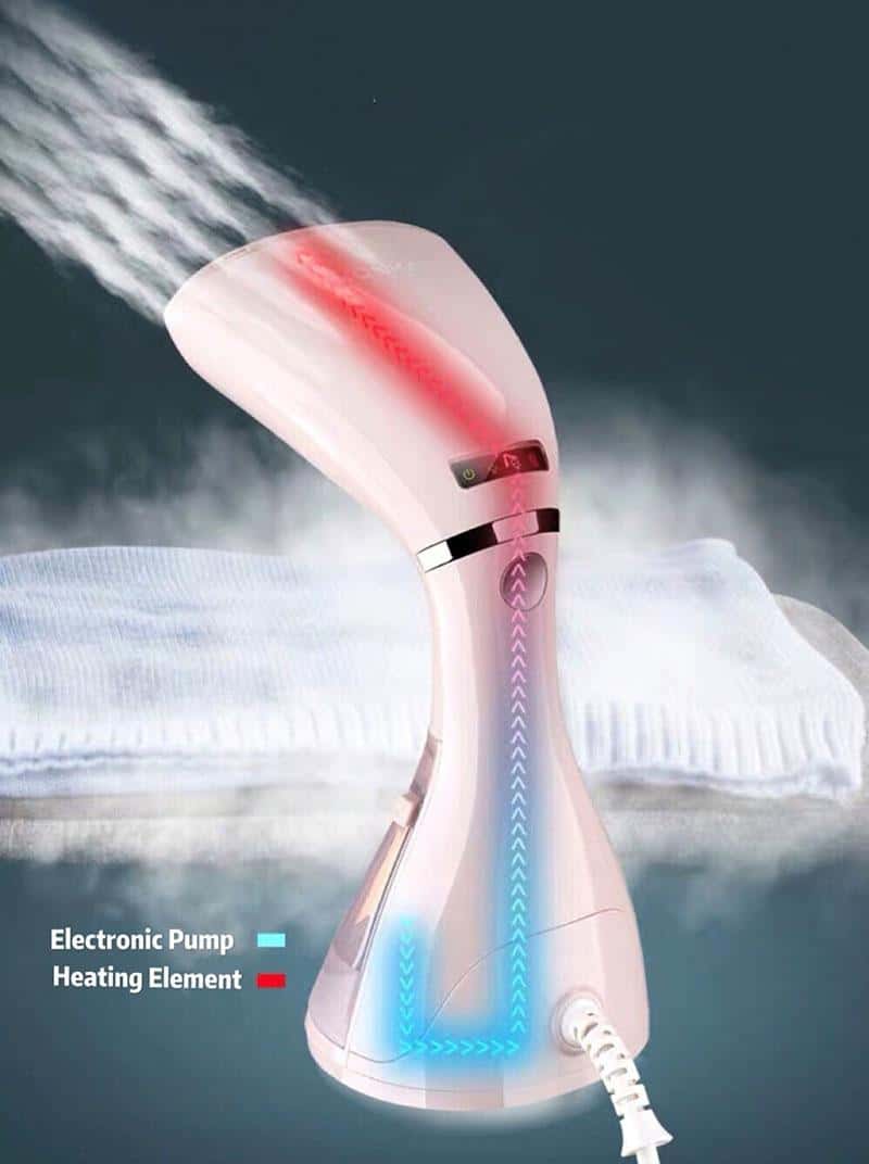 New Garment Steamers Clothes Mini Steam Iron Handheld dry Cleaning Brush Clothes 110V Household Appliance Portable Travel Colors