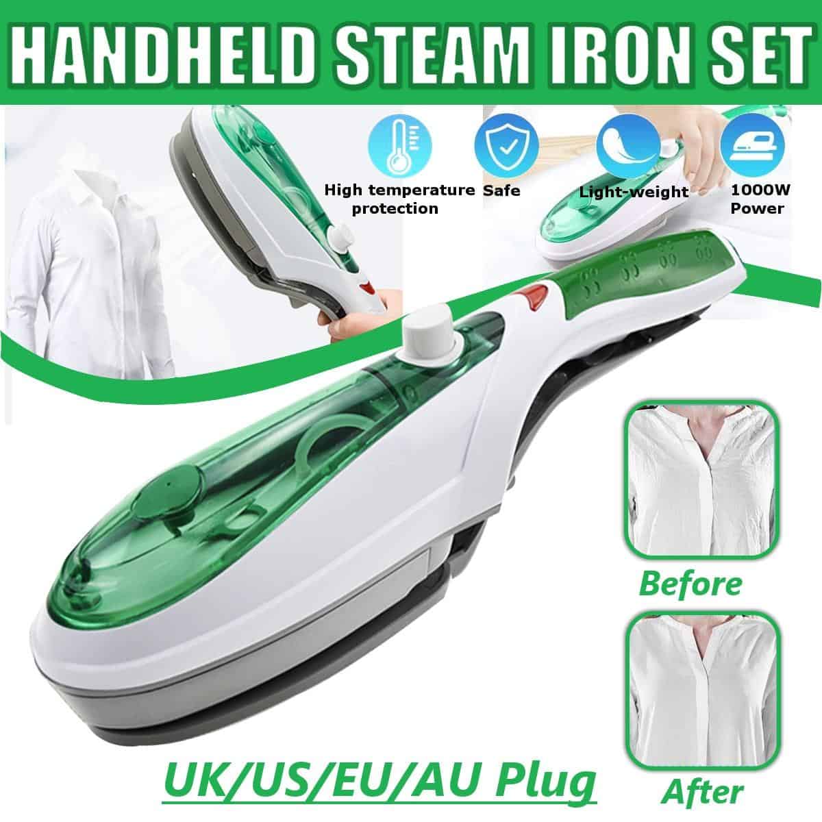 1000W Handheld Garment Steamer Brush Portable Steam Iron For Clothes Generator Ironing Steamer For Underwear Steamer Iron