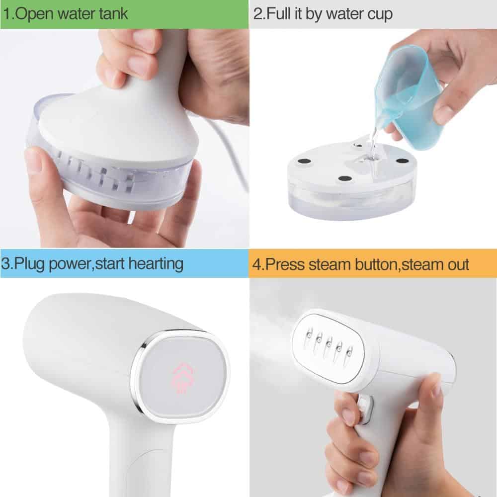 ANIMORE Portable Garment Steamer Travel Household Handheld Ironing Machine Continuous Spray Home Appliances Steam Iron