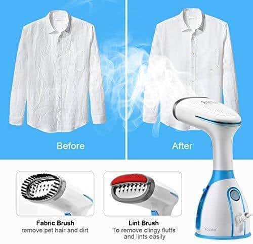 Garment Steamer for Home Travelling Portable Handheld 15 Seconds Fast-Heat Steam Fabric Iron Clothes Travel Clothing Ironing USA