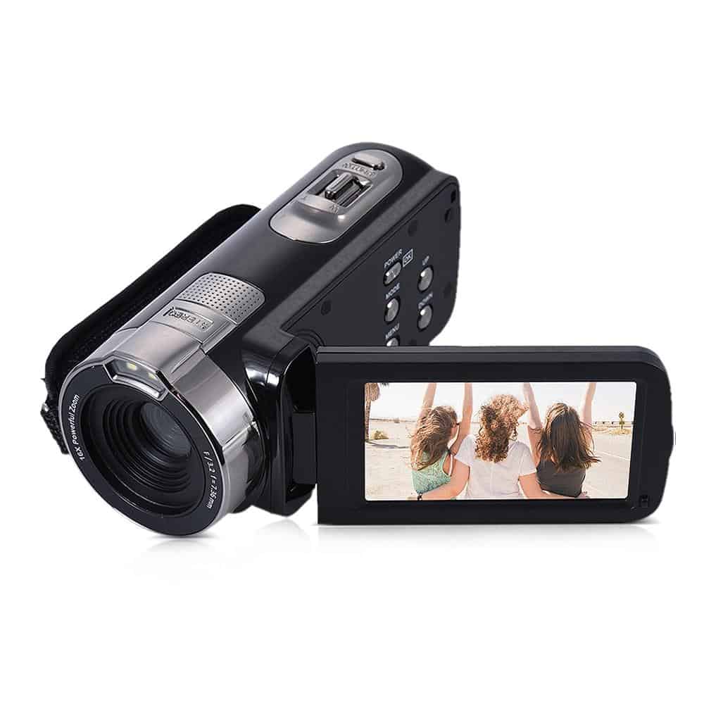 HDV-302P 3.0 Inch LCD Screen Full HD 1080P 15FPS 24MP 16X Digital Camera Anti-shake Digital Video DV Camera Camcorder