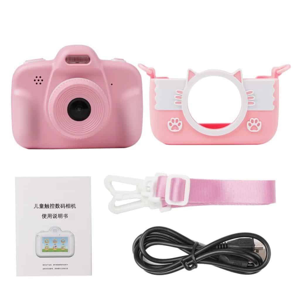 18MP Mini Kids Camera Full HD Digital Camera With Silicone Case 3.0'' LCD Screen Display Children Toys Camera For Christmas Gift