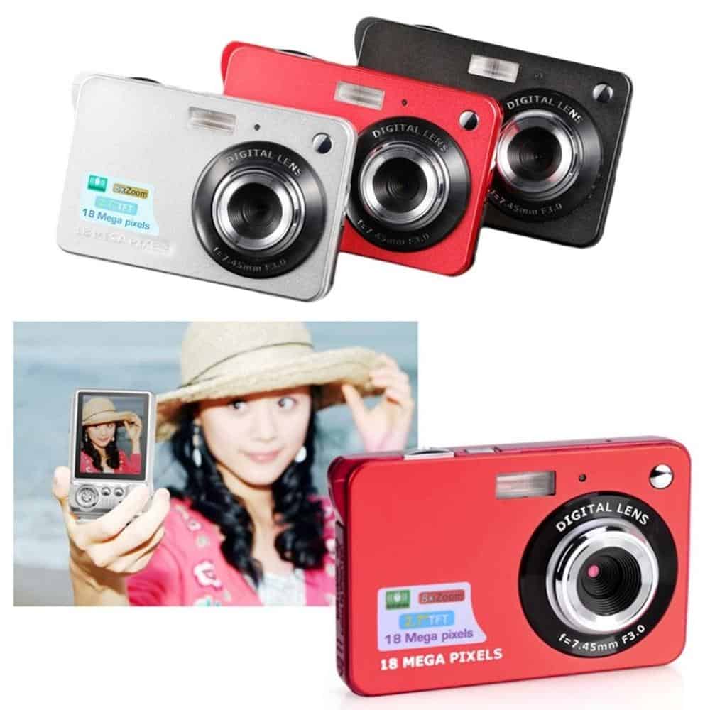 2.7 Inch TFT LCD Display 18MP 720P 8x Zoom HD Digital Camera Anti-Shake Camcorder Video CMOS Micro Camera Children Gift
