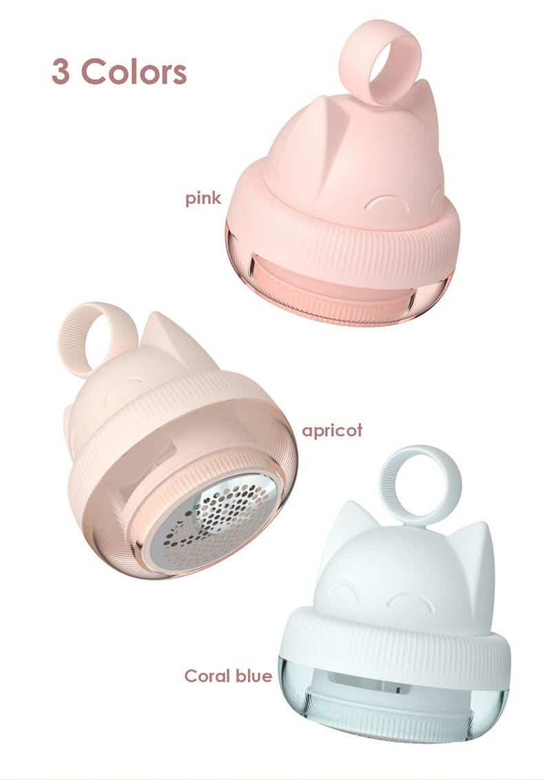New Cute Cat Lint Remover 500mah Sweater / Clothing / Sofa / Carpet Pills Remover Clothes Pill Remove Clippers Cleaning Tools