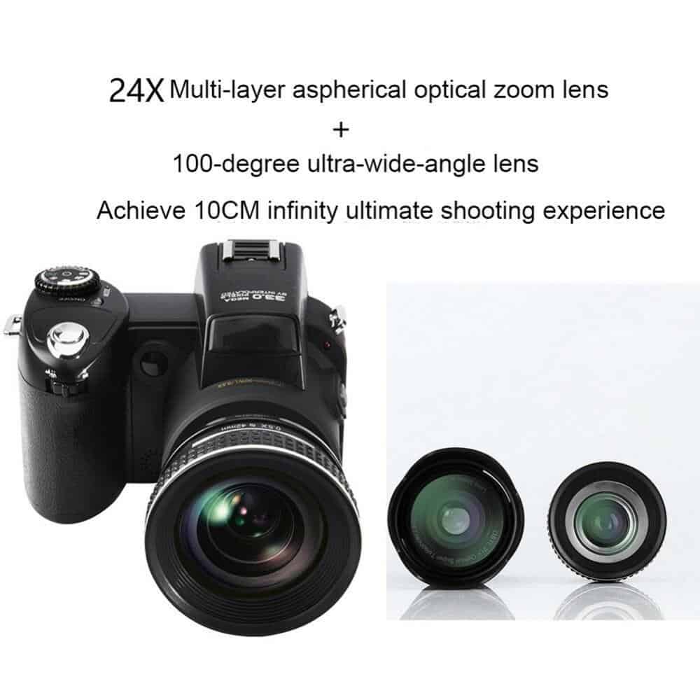 D7100 13MP Interpolation Digital Video Camera Digital Home Camera 24X Optical Zoom Camera