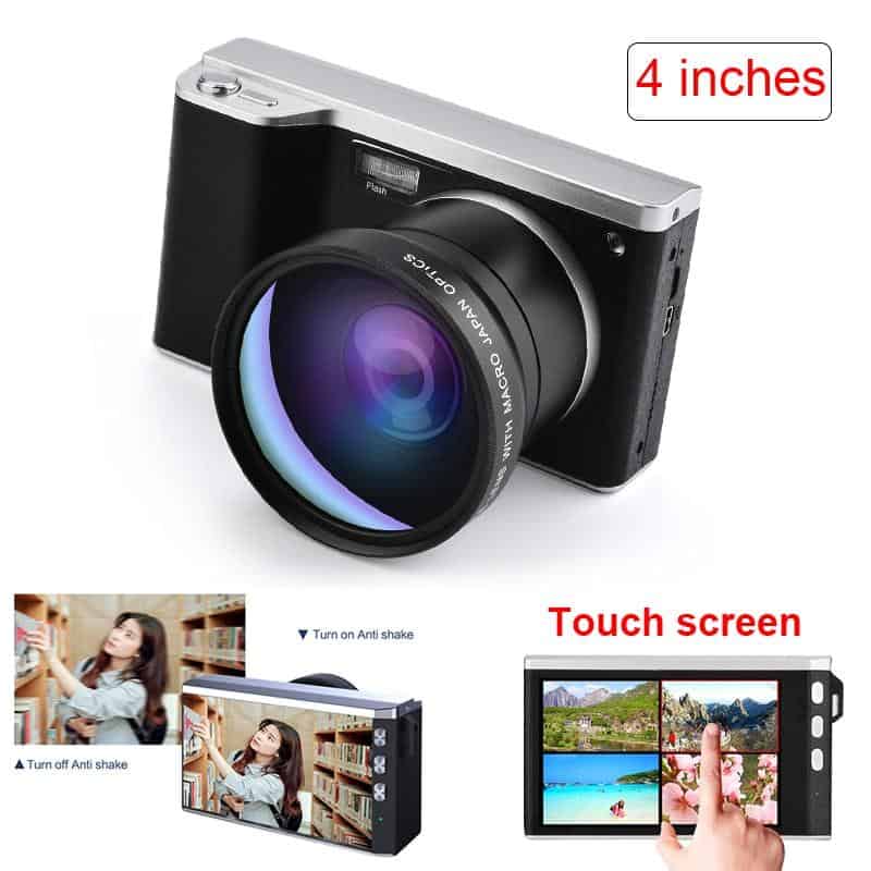 4 Inch Ultra High Definition 24 Million Pixel 1080P 12X Optical Zoom Micro Single Camera IPS Touch Screen SLR Camer