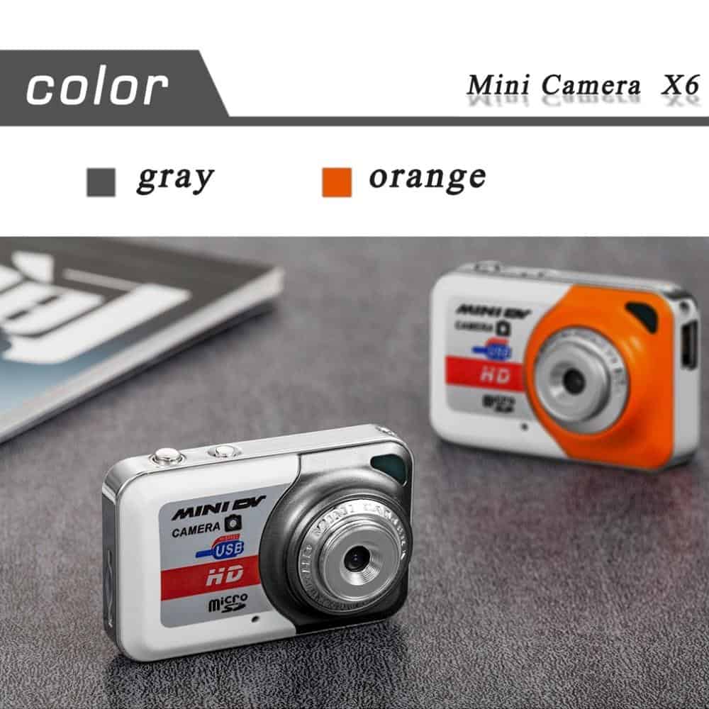 HD Ultra Portable 1280*1024 Mini Camera X6 Video Recorder Digital Small Cam
