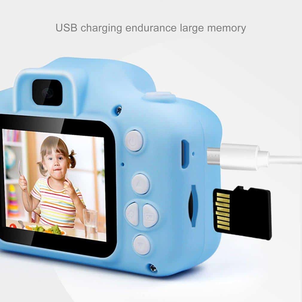 2.0 inch Screen Kids Camera Mini Digital 12MP Photo Children Camera with 600 mAh Polymer Lithium Battery Toys Gift