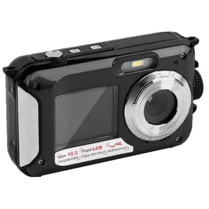 48MP Underwater Waterproof Digital Camera Dual Screen Video Camcorder Point and Shoots Digital Camera NC99