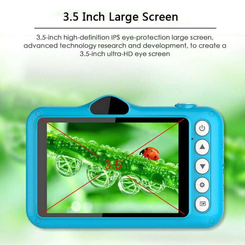 Multi-language 3.5inch HD 1080P Kids Children Digital Camera Rechargeable Mini Camera Video Anti-fall Camcorder