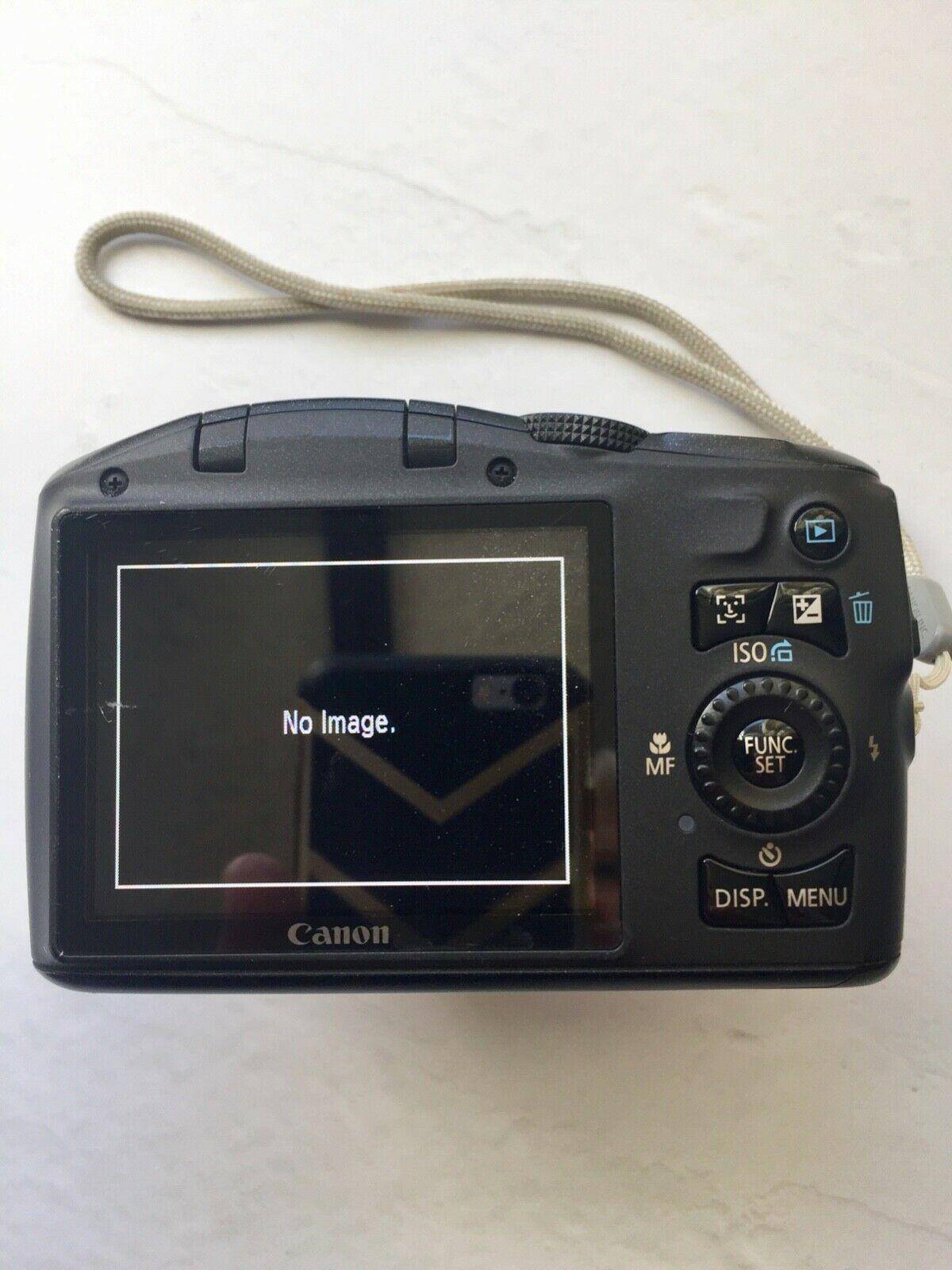 USED CANON Digital CAMERA POWERSHOT SX130 IS 12.1MP Digital 12x Optical Zoom + 8GB Memory Card Fully Tested