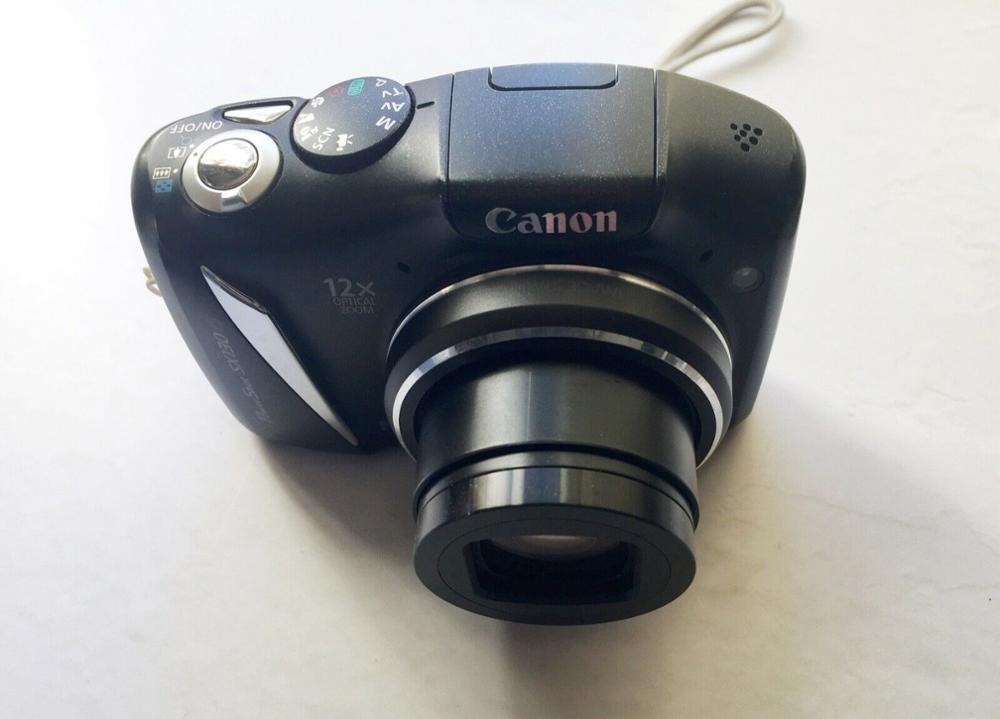 USED CANON Digital CAMERA POWERSHOT SX130 IS 12.1MP Digital 12x Optical Zoom + 8GB Memory Card Fully Tested