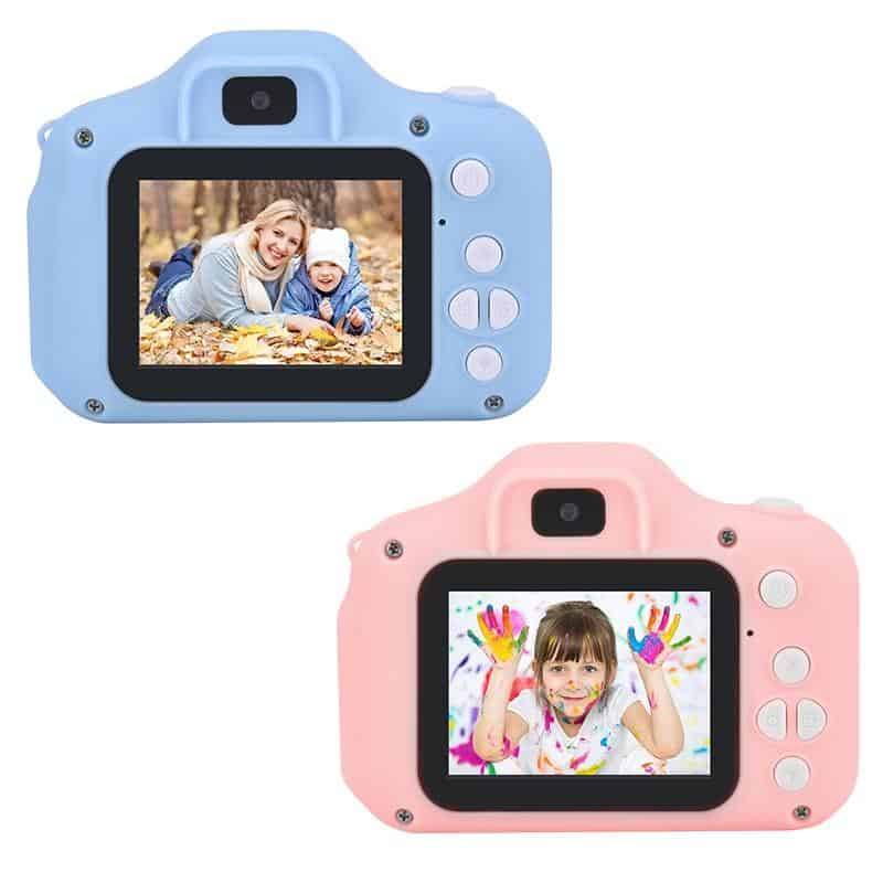 1080P HD Kids Camera Video Photography Children's Camera Waterproof 2 inch Screen Cartoon Cute Camera Toy Built-in Game Boy Girl