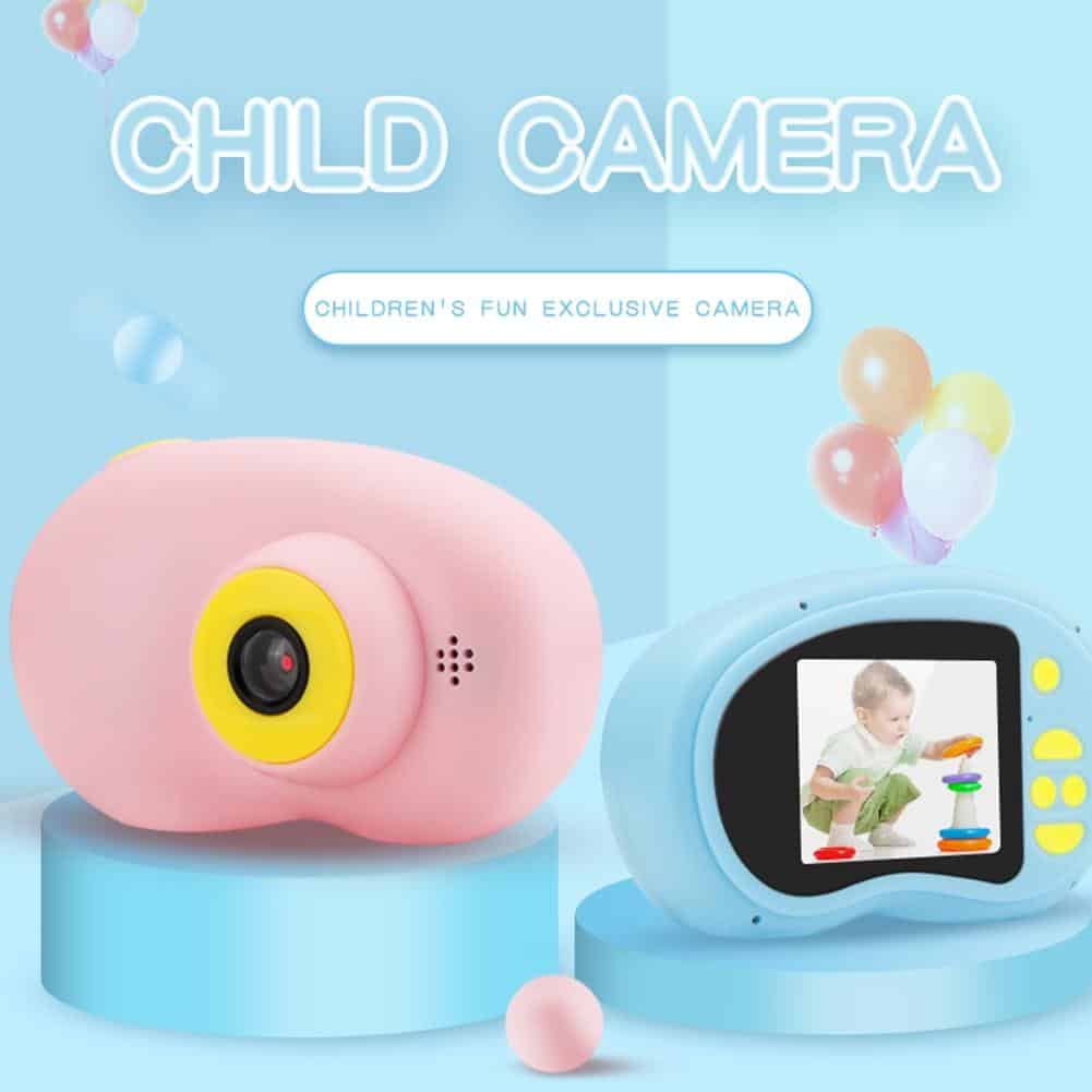 2 Inch Children Camera 1080P Color Display Digital Mini Camera Cartoon Cute Camera Toys 600mah 32G Kids Camera