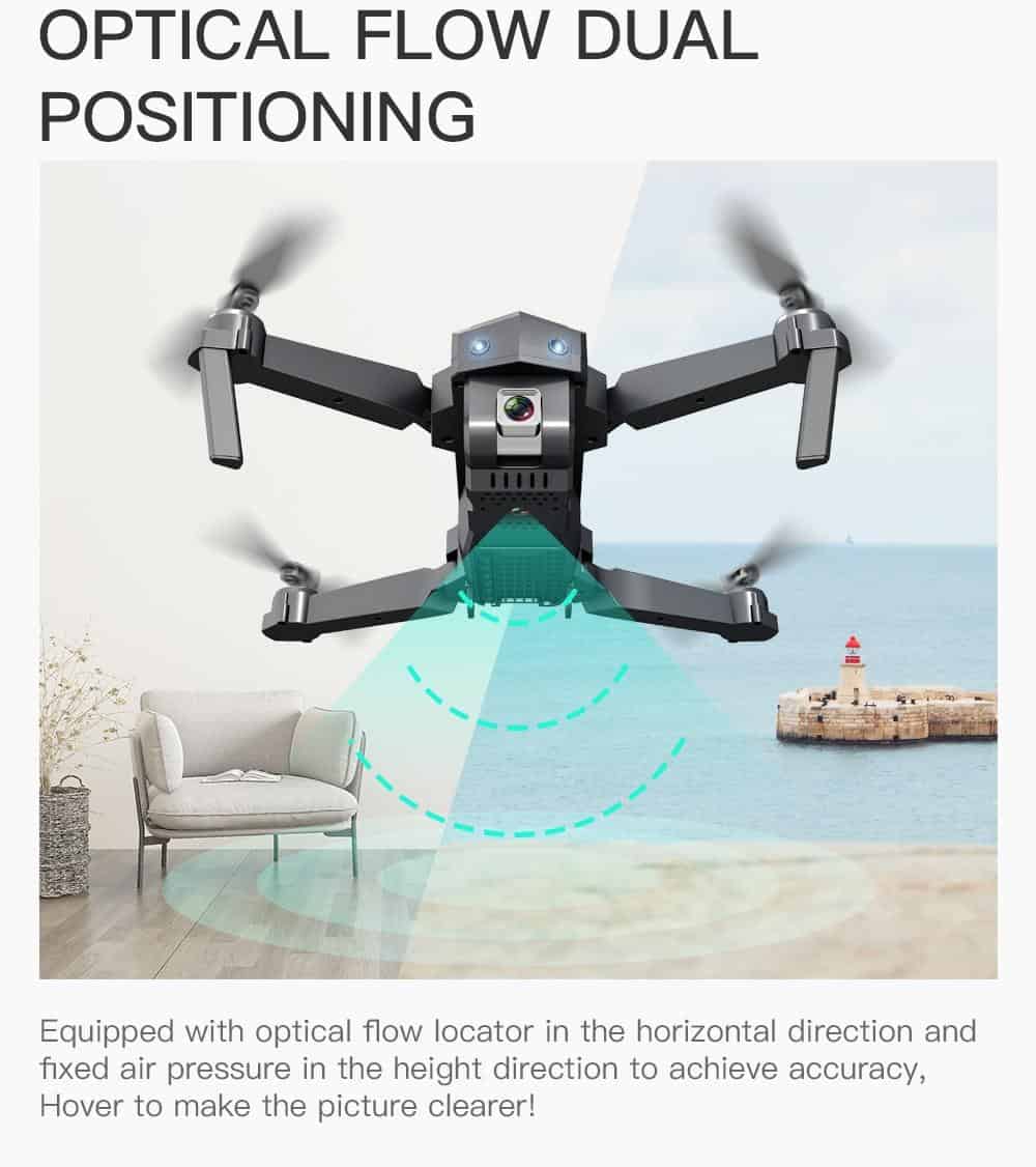 Profession Drone 4K 16MP FPV WIFI Transmission HD Camera Optical flow Hover Rc Helicopter Quadcopter Helicopter with Camera