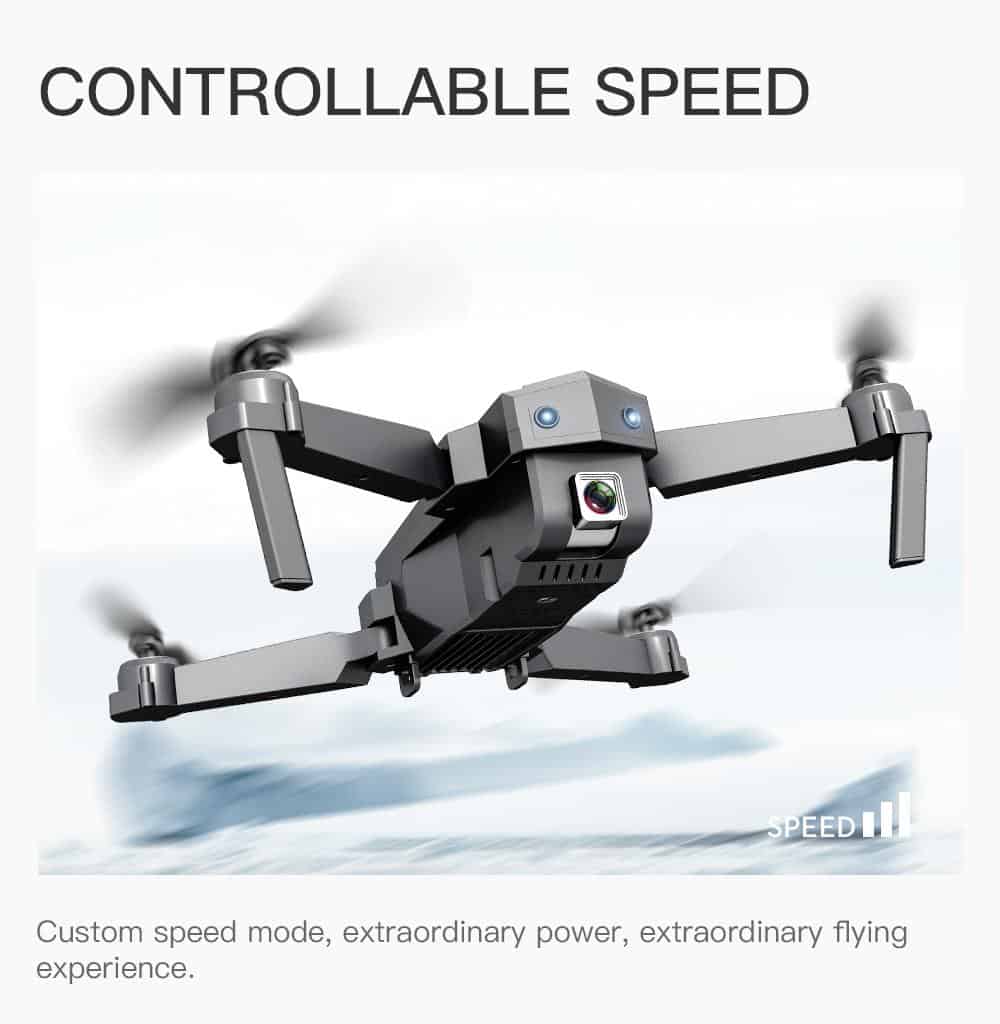 LAUMOX SG107 Mini RC Drone FPV Quadcopter With WIFI 4K 1080P Camera FPV 2.4GHZ Optical Flow Collapsible Dron VS E58 SG106 XS816