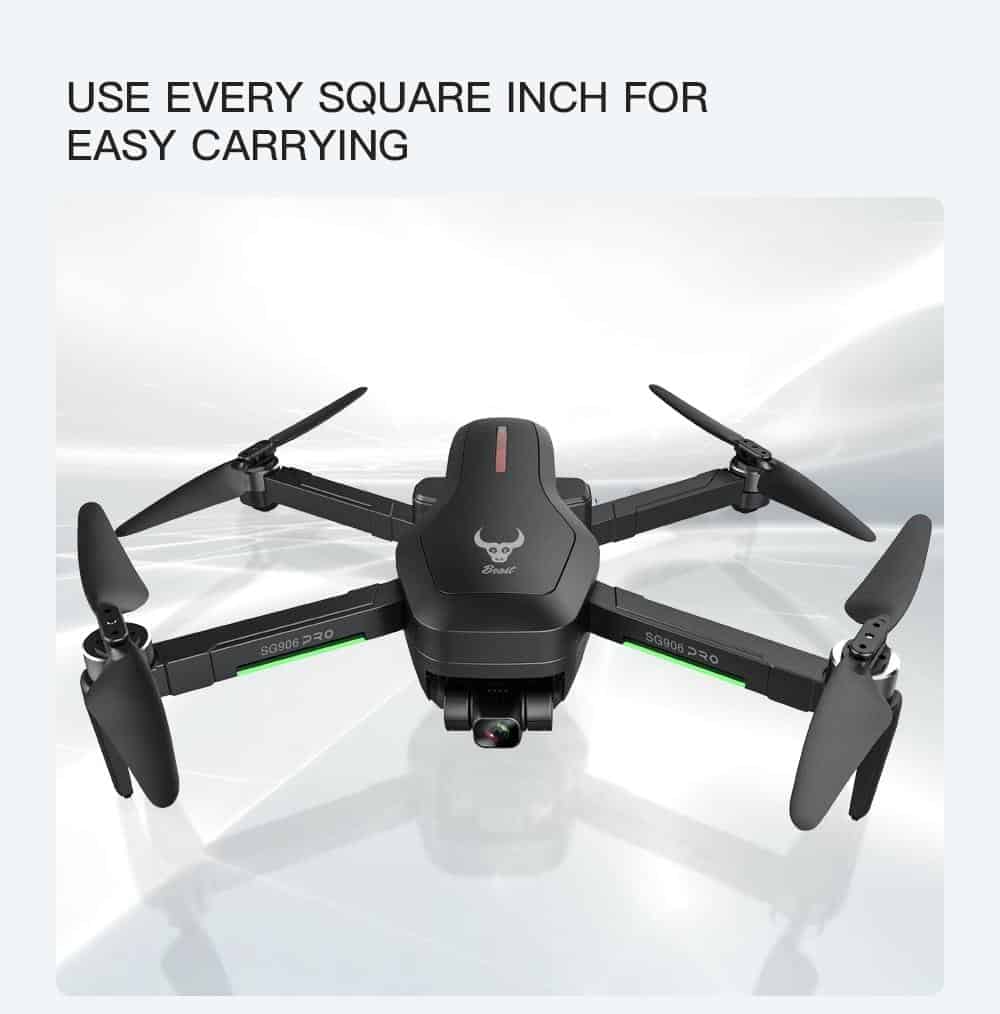 SG906 Pro Drone GPS 4K HD Two-Axis Anti-Shake Stable Gimbal Camera 5G WIFI Brushless SD Card Drones Professional RC Quadcopter