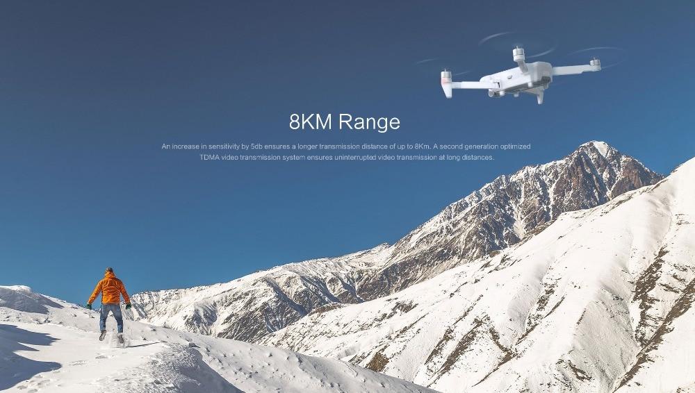 Fast shipping FIMI X8SE 2020 cameradrone 4K 8KM camera drone accessory kit 3 axis full drone set RTF with remote control battery