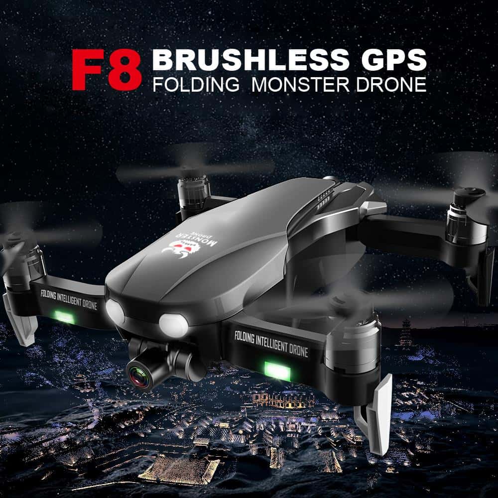 F8 Drone 4K 5G WIFI GPS Drones with Camera HD Anti shake Gimbal 1 km Quadrocopter SD card dron profissional VS SG907 L109