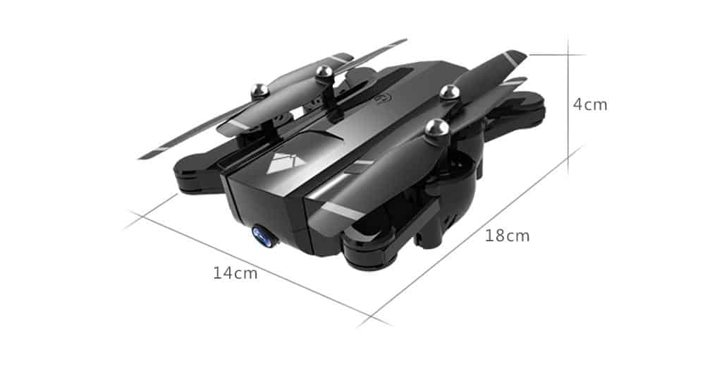 Best Foldable Profissional Drone with Dual Camera 720P 4K Selfie WiFi FPV Wide Angle Optical Flow RC Quadcopter Helicopte